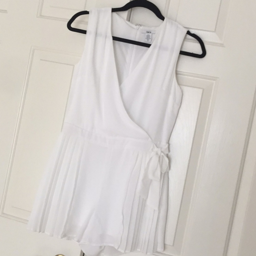 NEW BAR III PLEATED ROMPER SZ 2X